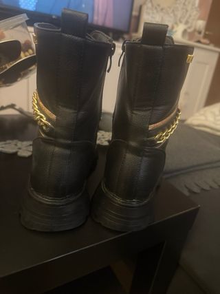 Stivaletti Alviero Martini n.37 Nero/Oro