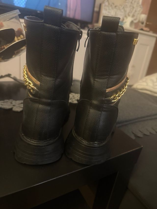 Stivaletti Alviero Martini n.37 Nero/Oro