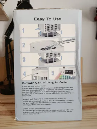 Ventilador Portátil Aire Frío 4 Velocidades