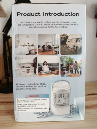 Ventilador Portátil Aire Frío 4 Velocidades