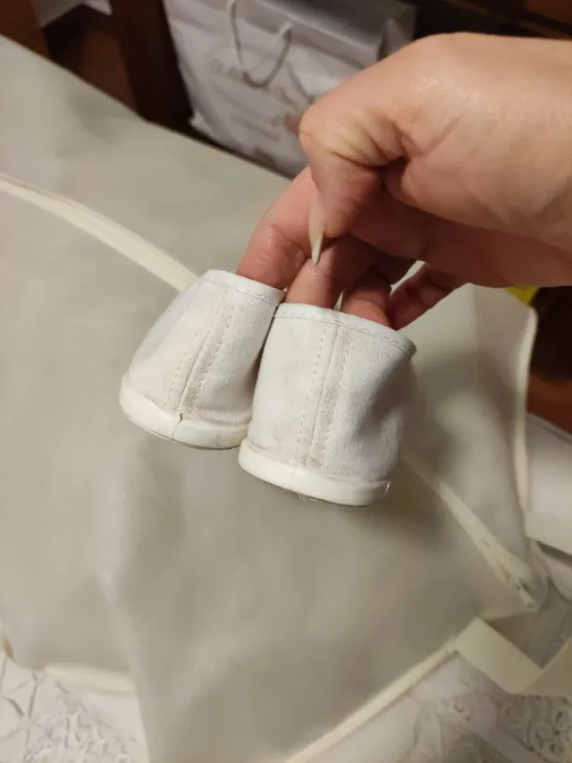 Zapatillas de gimnasia blancas