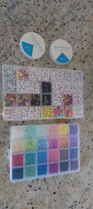 Pulseras de abalorios