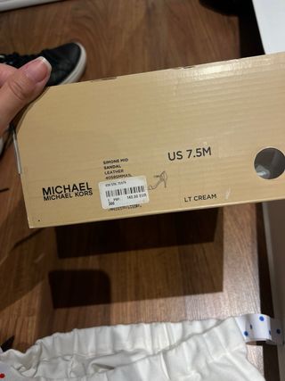 Sandalias Michael Kors Beige Talla 38