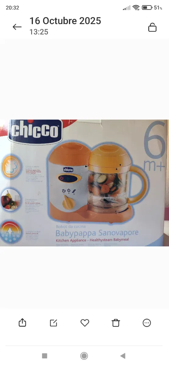 Robot cocina bebé Chicco