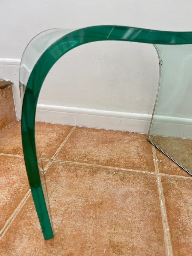 Mesa auxiliar Onda Vidrio Curvo