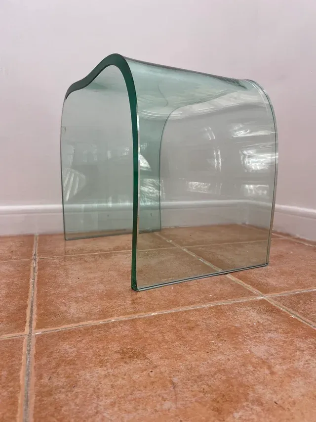 Mesa auxiliar Onda Vidrio Curvo