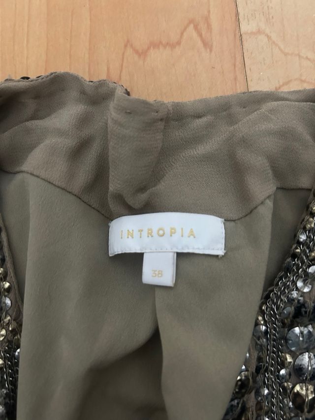 Chaqueta Lentejuelas Doradas y Plateadas