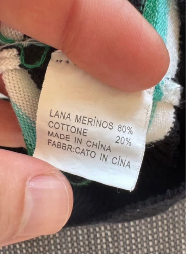 Maglione Lacoste a righe ottimo materiali