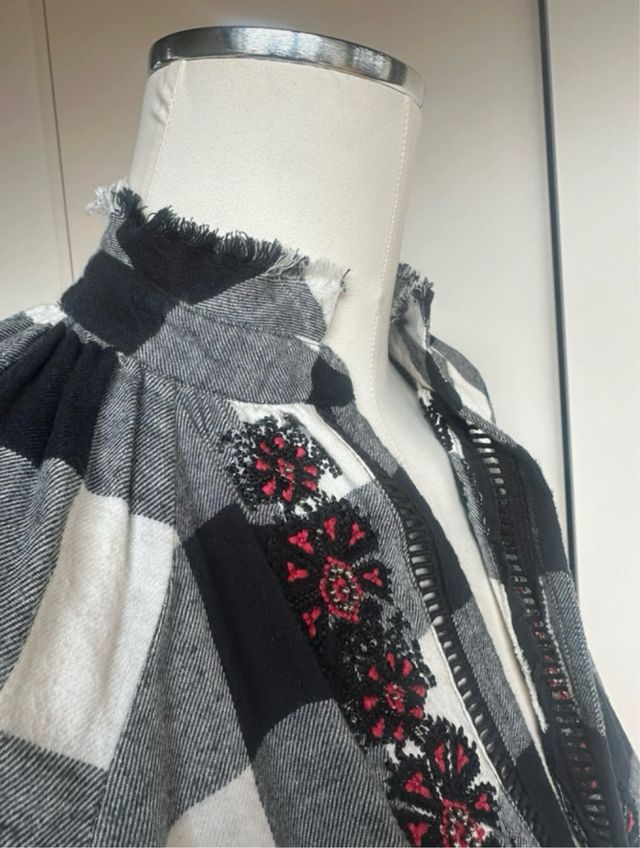 Vestido mini Christophe Sauvaget xadrez