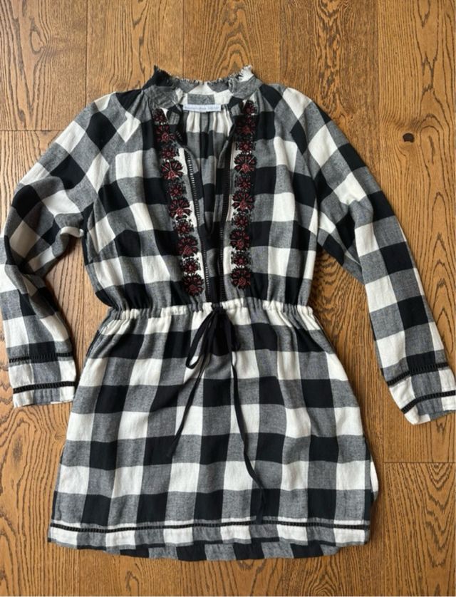 Vestido mini Christophe Sauvaget xadrez