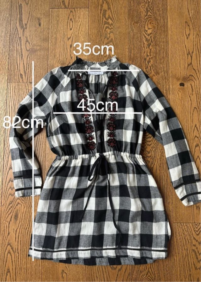 Vestido mini Christophe Sauvaget xadrez