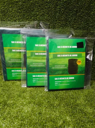 Sacos de jardín 272L (3 unidades)