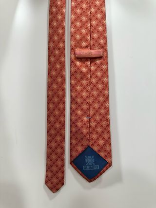 Corbata Olimpo Roja y Dorada