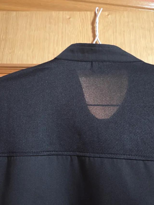 Chaqueta Cocinero Negra Manga Corta