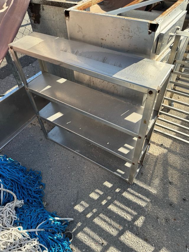 Mesa base horno pizza acero inoxidable