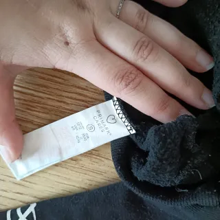 Sudadera Disney Negra Estampada talla S