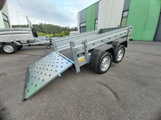 REMOLQUE PLATAFORMA GALVANIZADO 2 EJES