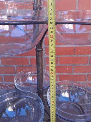 Frutero giratorio de cristal