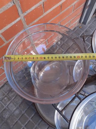 Frutero giratorio de cristal