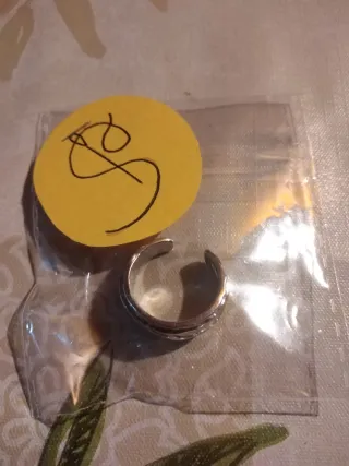 Anel Ajustável Prateado