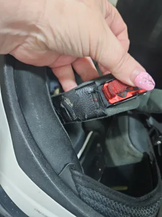 Casco Moto Nitro Racing Blanco