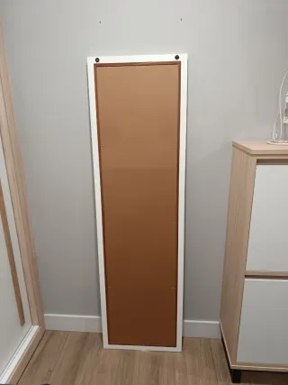 Specchio a figura intera in legno e vetro