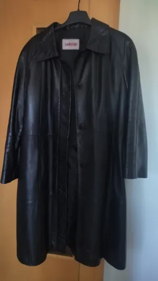 Abrigo Piel Ovino Negro