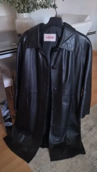 Abrigo Piel Ovino Negro