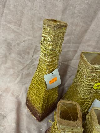 Lote de 9 jarrones decorativos