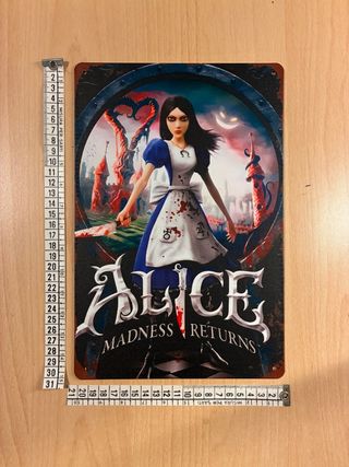 Alice Madness Returns EA poster alluminio