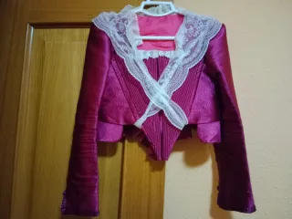 Vestido de fallera verde floral