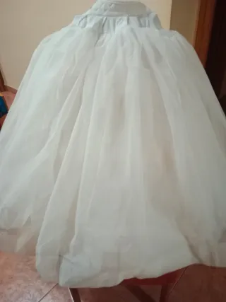 Vestido de fallera verde floral