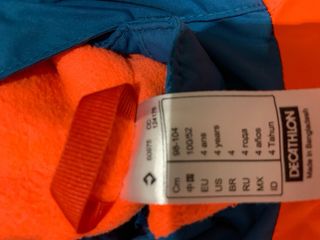 Mono de esquí infantil 4 años