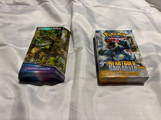Scatole e buste vuote Pokémon Diamante Perla e HGS