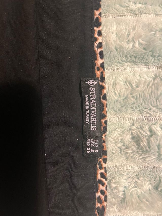 Top leopardo Stradivarius talla S