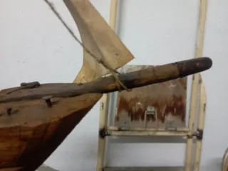 Maqueta Barco Madera Velero antiguo.