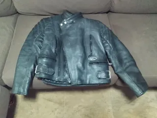 Chaqueta de cuero para moto talla 50
