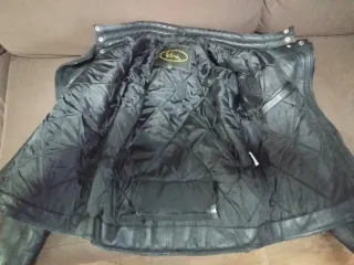 Chaqueta de cuero para moto talla 50