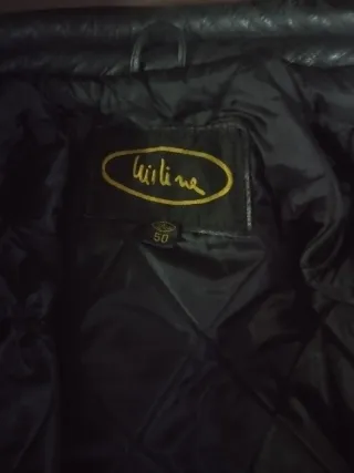 Chaqueta de cuero para moto talla 50