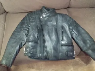 Chaqueta de cuero para moto talla 50