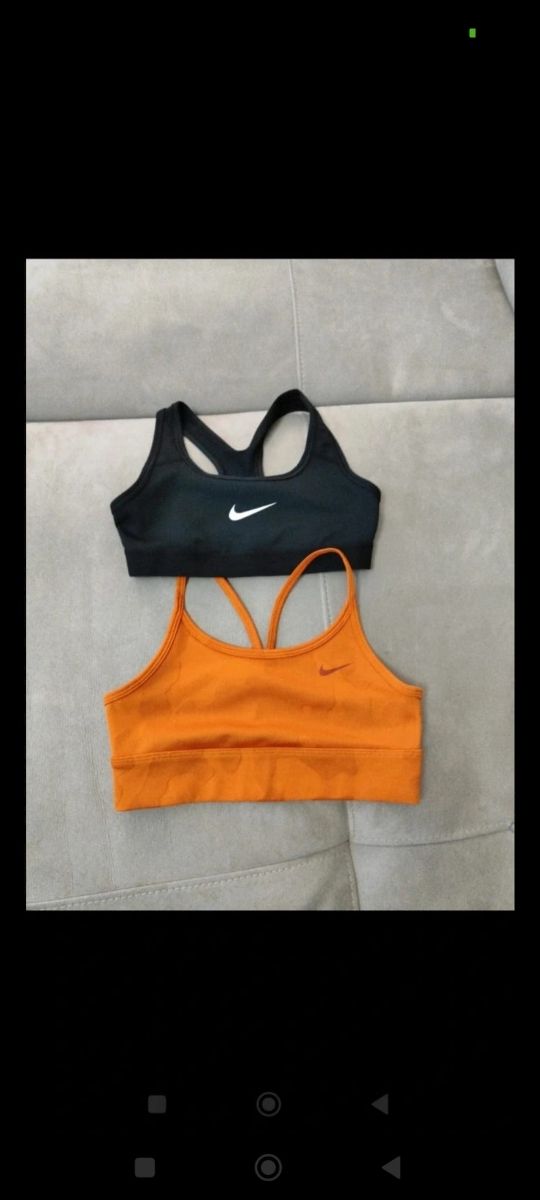 Set 2 Top Sportivi Nike Bambina Taglia S/M