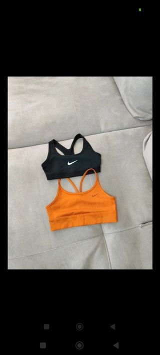 Set 2 Top Sportivi Nike Bambina Taglia S/M