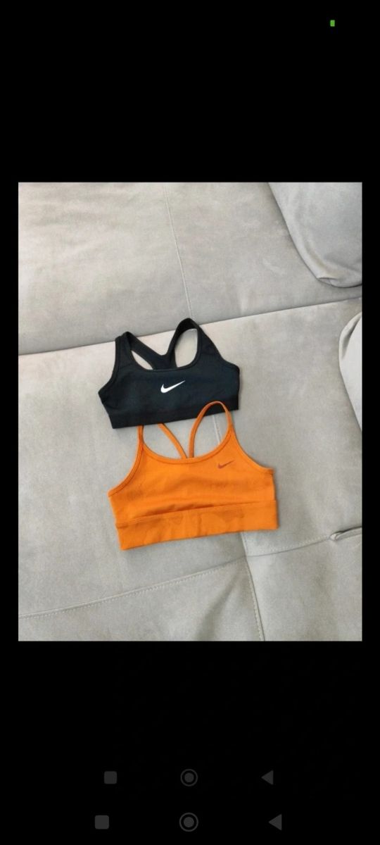 Set 2 Top Sportivi Nike Bambina Taglia S/M