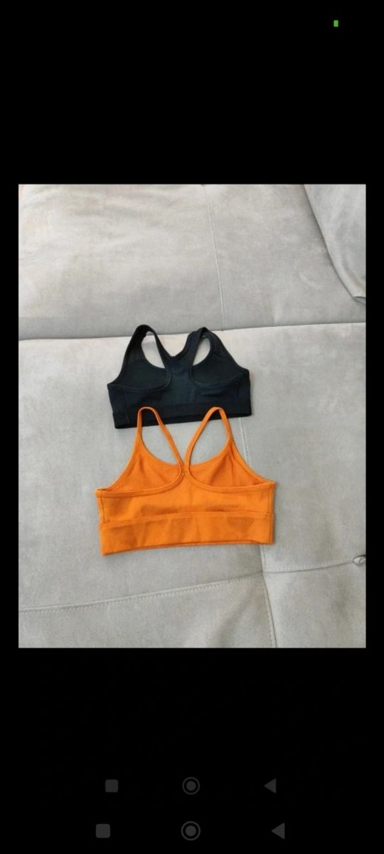 Set 2 Top Sportivi Nike Bambina Taglia S/M