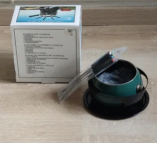 Set Fondue 11 Piezas Acero Inoxidable