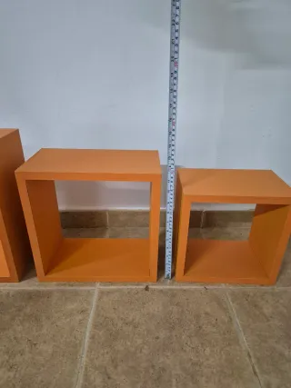 Estanterías Cubo Naranja (Set 3)