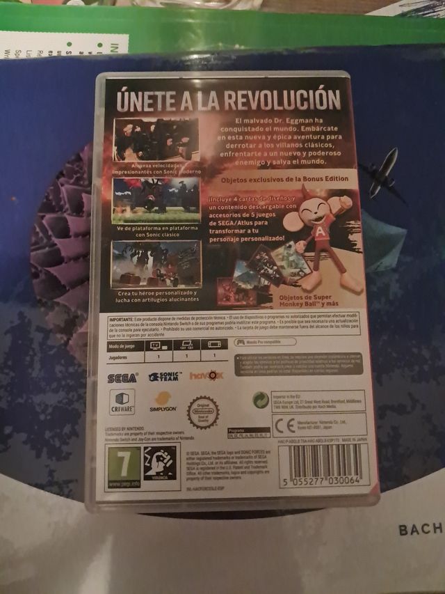 Sonic Forces Bonus Edition Switch.