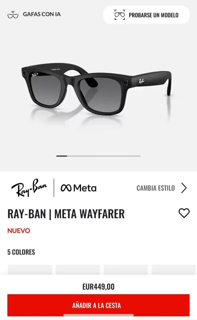 Ray-Ban Wayfarer Gen 2 Gafas de Sol