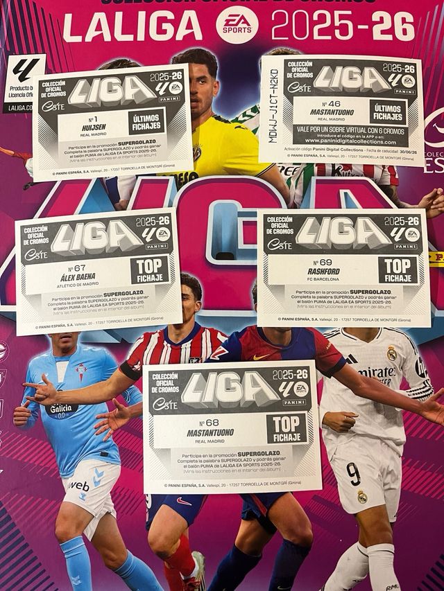 Cromos Panini LaLiga EA Sports 25/26