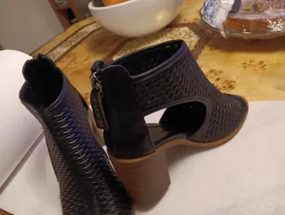 Botín Carmela Negro Mujer